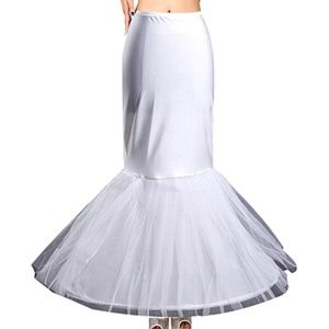 One Hoop Petticoat Mermaid Bridal